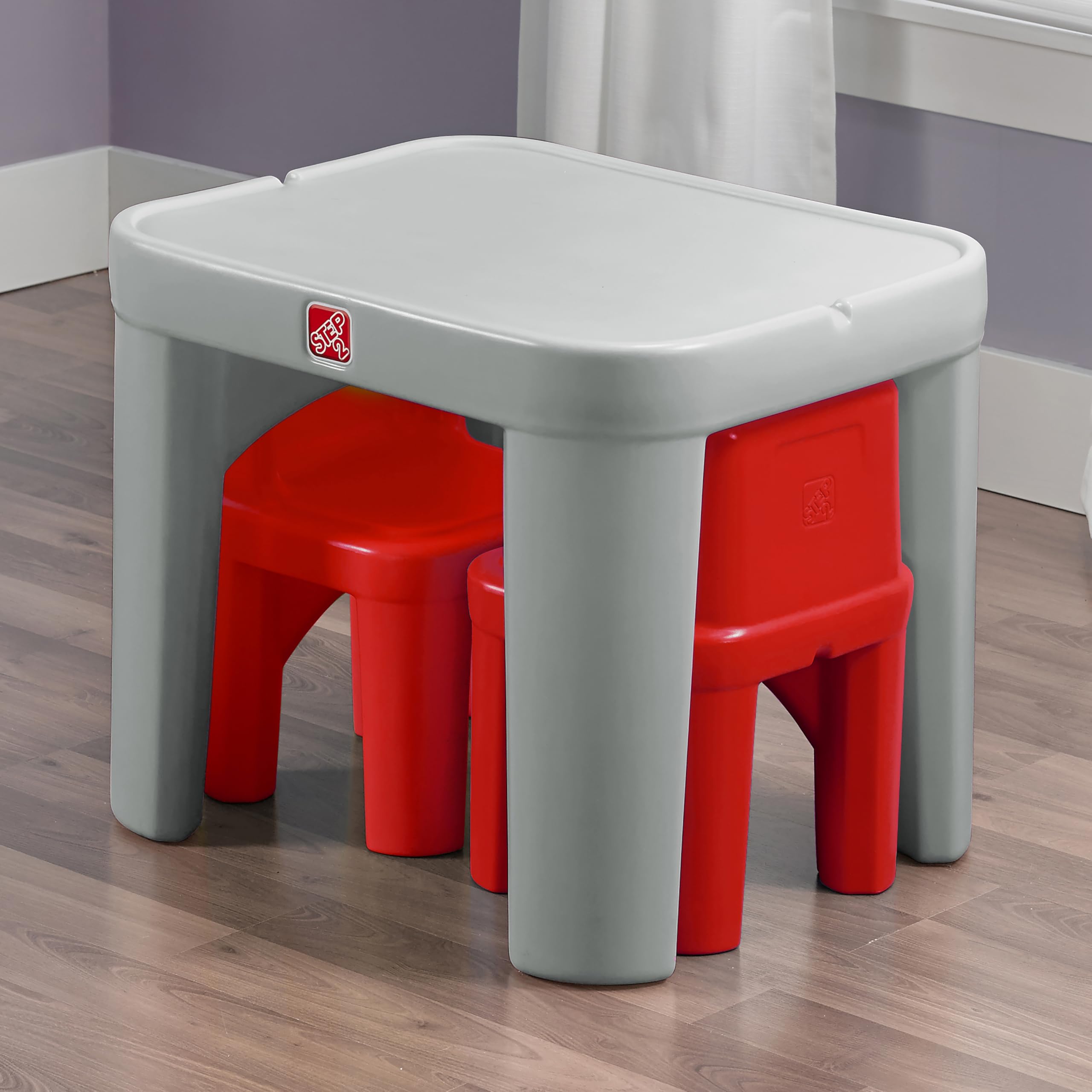 Amazon.com: Step2 Mighty My Size Kids Table & Chair Set, Playroom